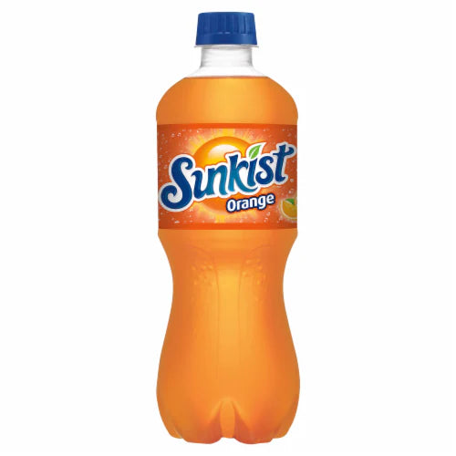 Sunkist Orange Soda Bottle