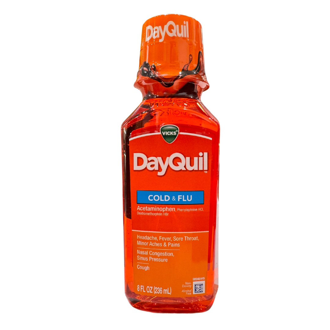 Vicks DayQuil Cold & Flu Liquid 8 fl oz