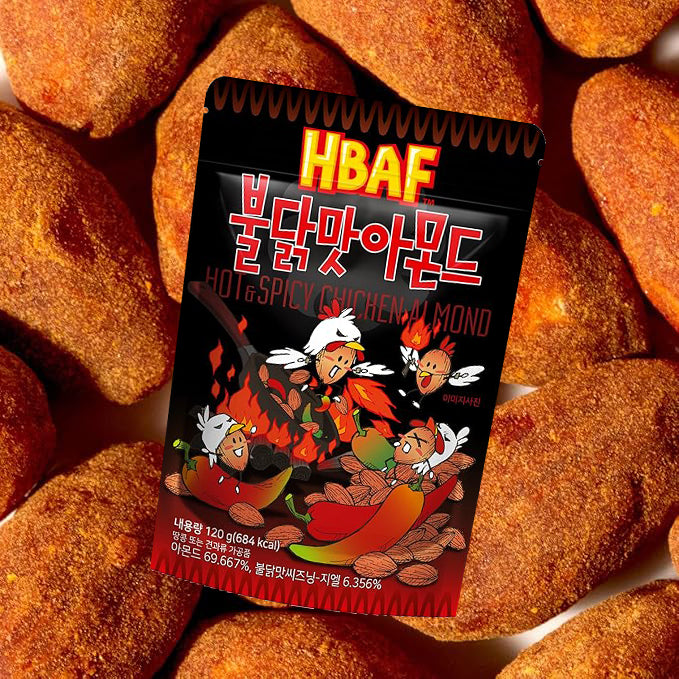 HBAF Korean Seasoned Almonds Nuts Snack