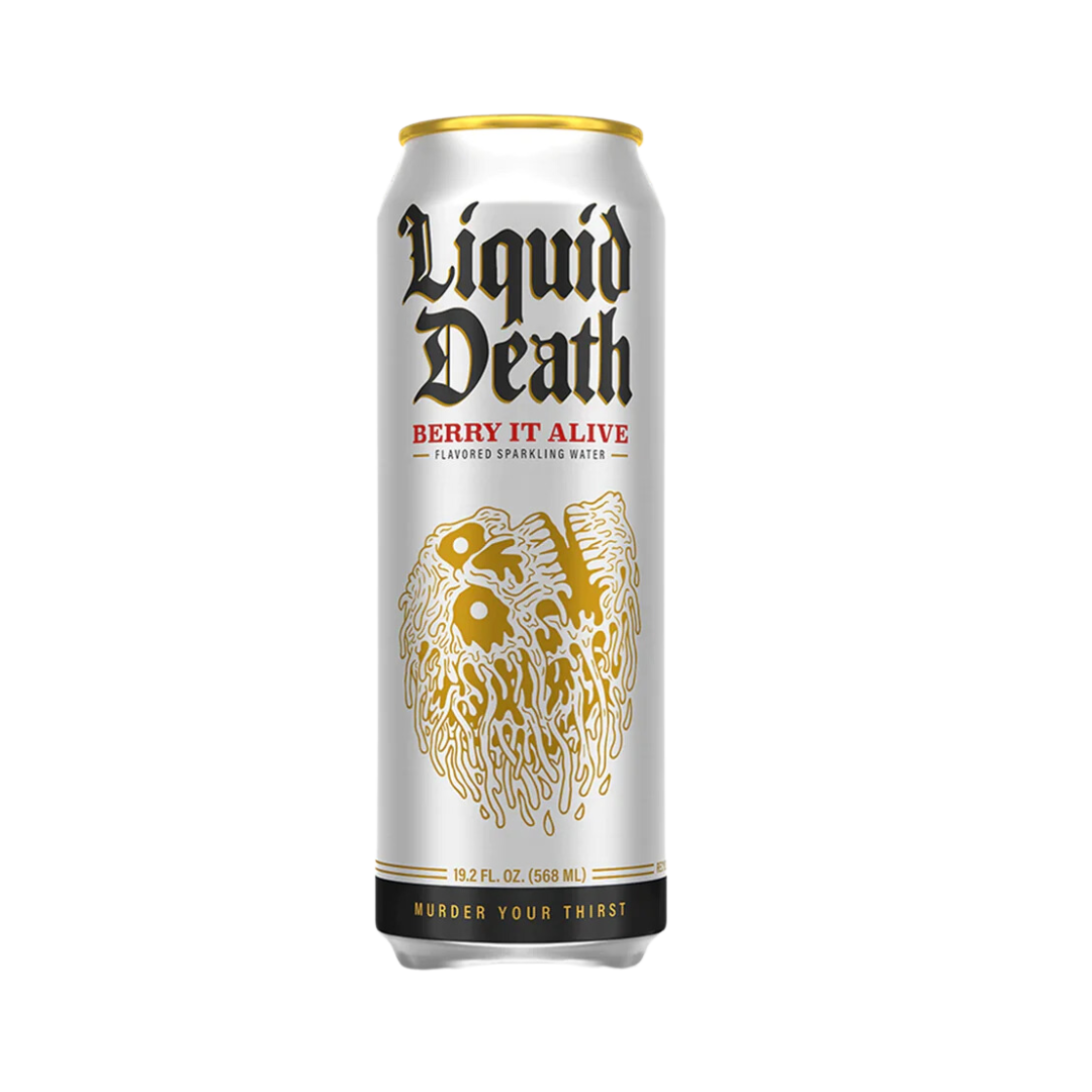 Liquid Death：Berry it Alive 16.9 盎司罐装