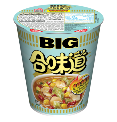 Fideos Nissin Big Cup - Sabor Curry De Mariscos