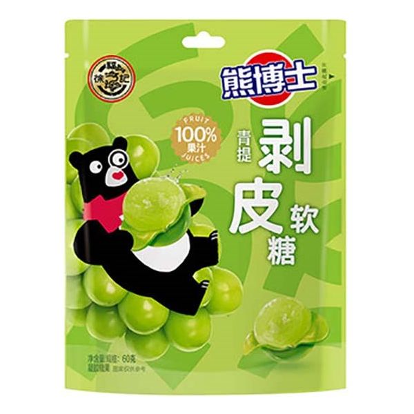 Dr. Bear Peelable Juice Soft Candy Grape