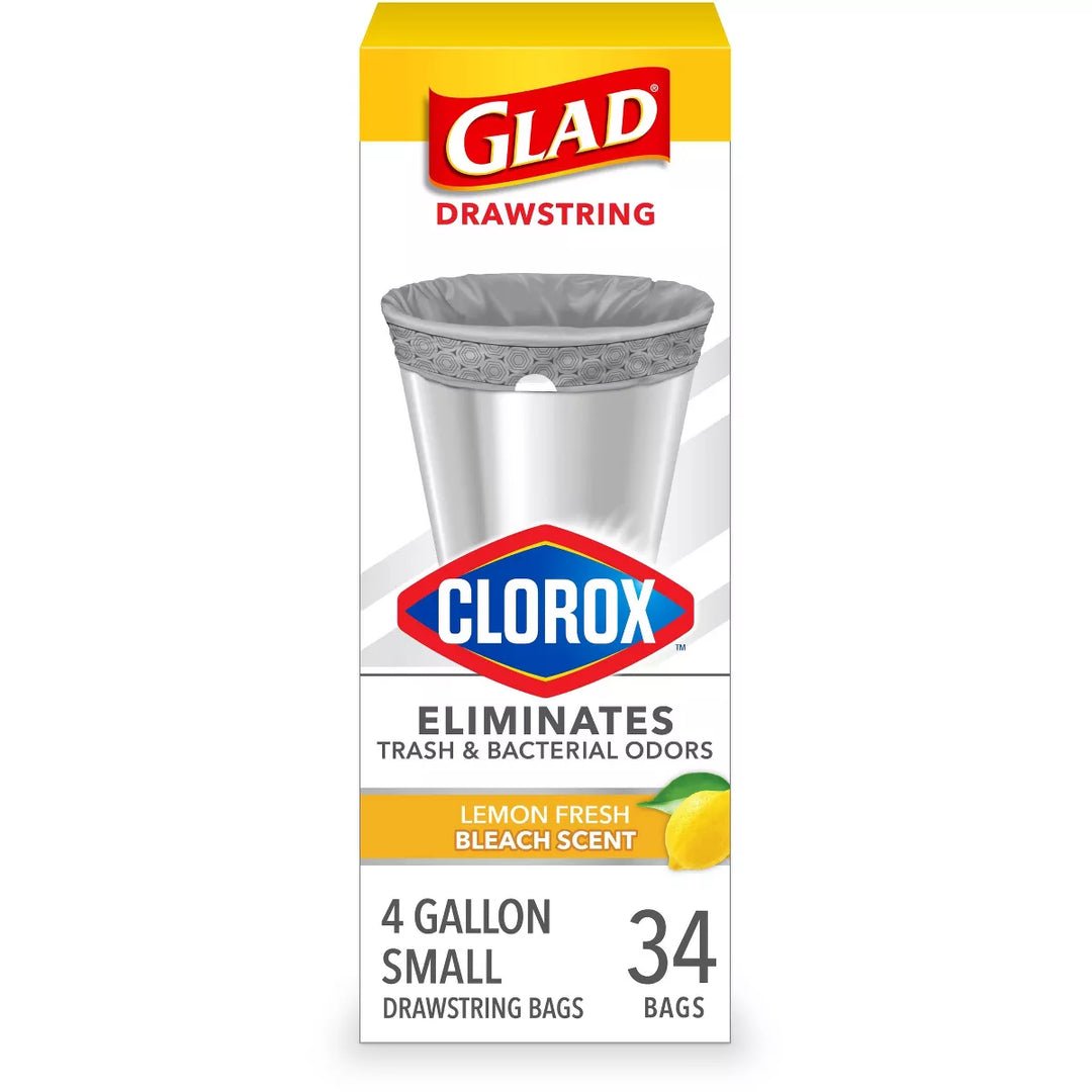 Glad 小抽绳垃圾袋 - Clorox Lemon Fresh