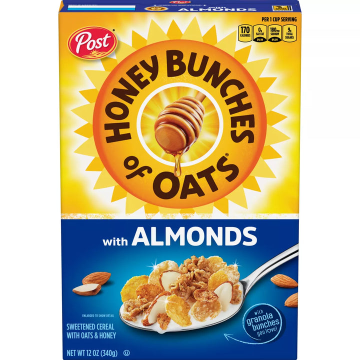 Honey Bunches of Oats Cereal Box