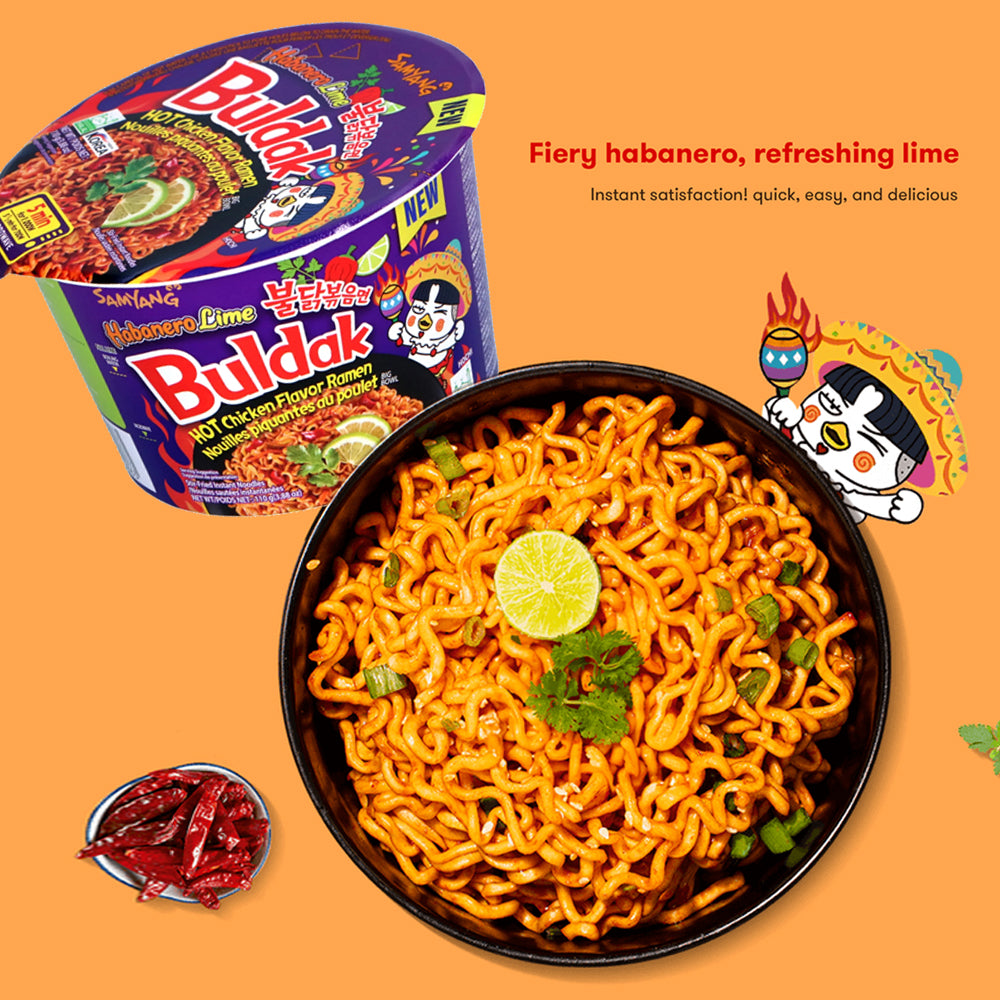 Samyang Hot Chicken Ramen Bowl Habanero Lime