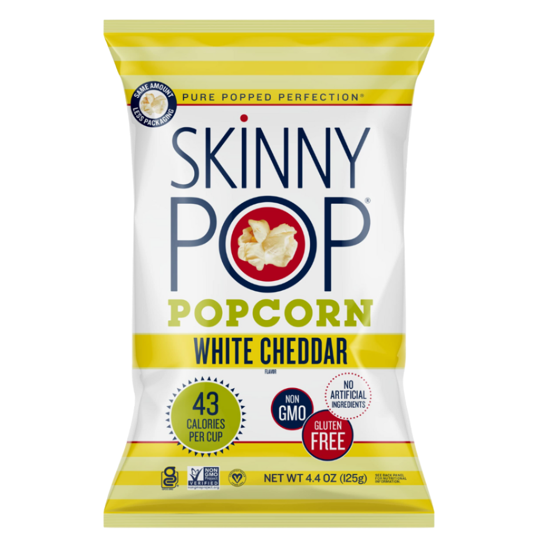 Skinny Pop Popcorn (White Cheddar)