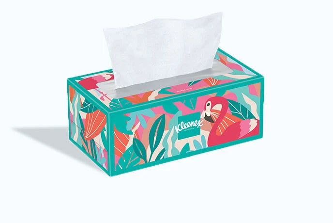 Kleenex® Trusted Care® Facial Tissues - Rectangular Box