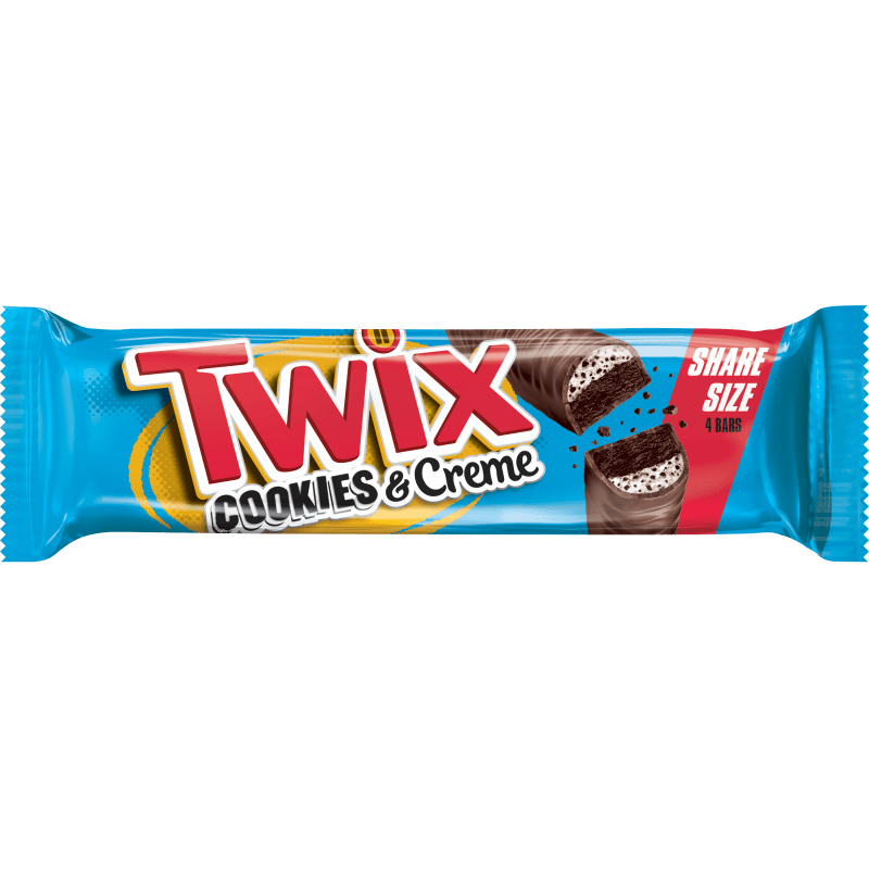 Twix Cookies & Creme Chocolate Cookie Bars