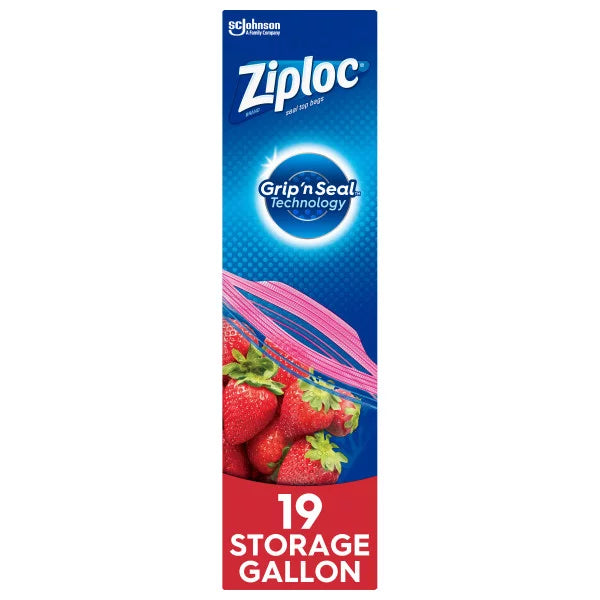 Ziploc Grip n' Seal Gallon Bags