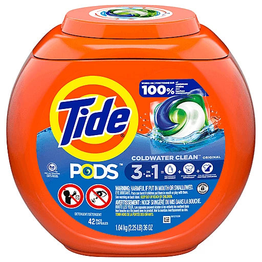 Tide Detergent, Original, 3-in-1