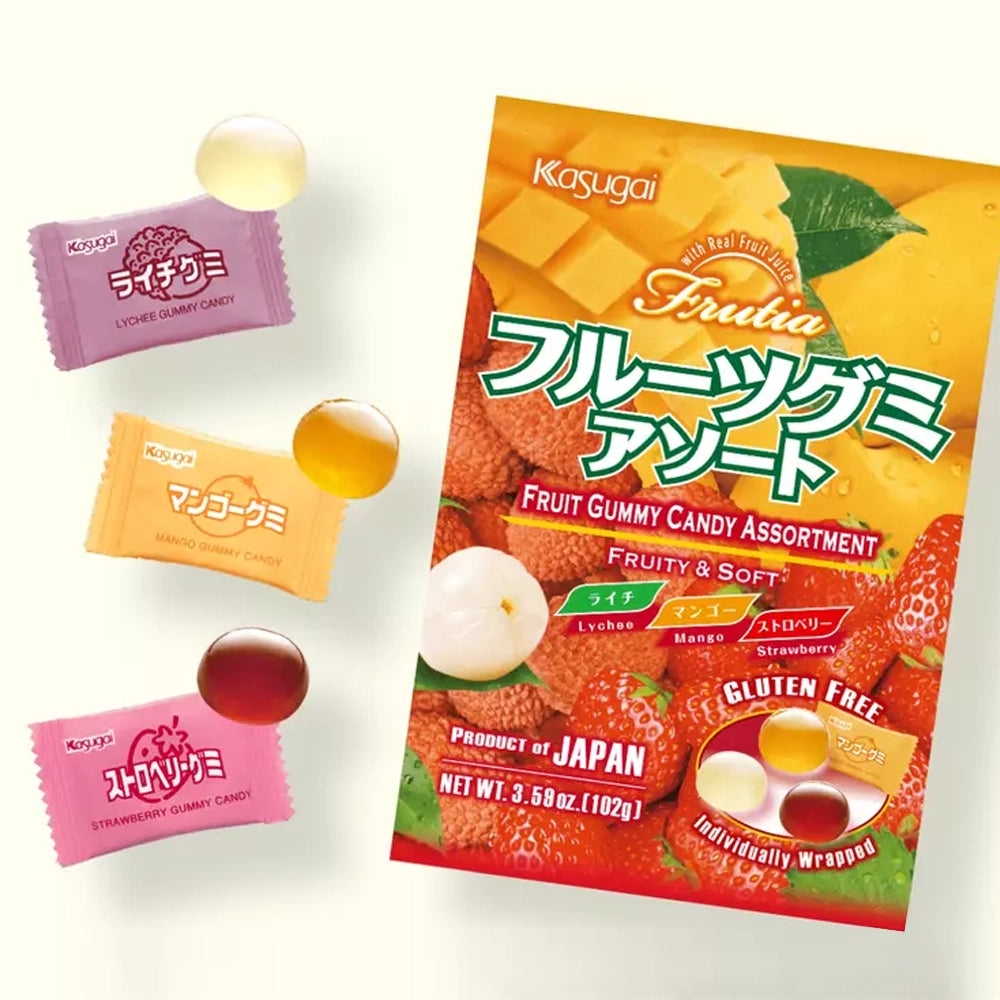 Kasugai Frutia Tropical Mix Gummy Candy